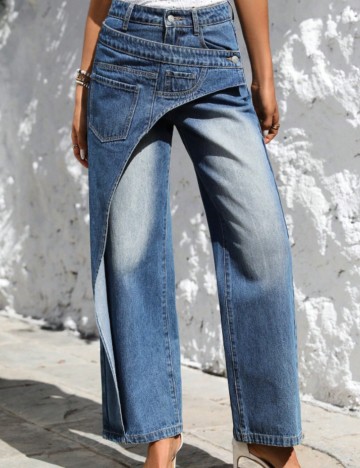 Jeans Shein, albastru