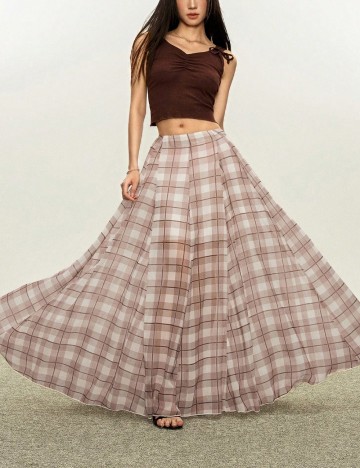 Fustă maxi Shein, mix culori