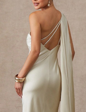Rochie maxi Shein, crem