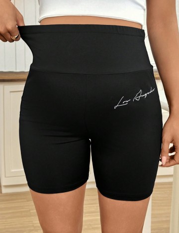 Pantaloni scurți Shein, negru