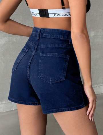 Pantaloni scurți Shein, albastru