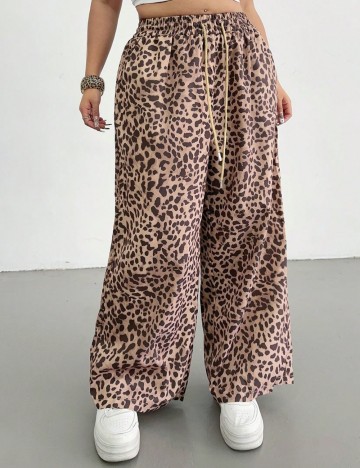 Pantaloni Shein Curve+, mix culori