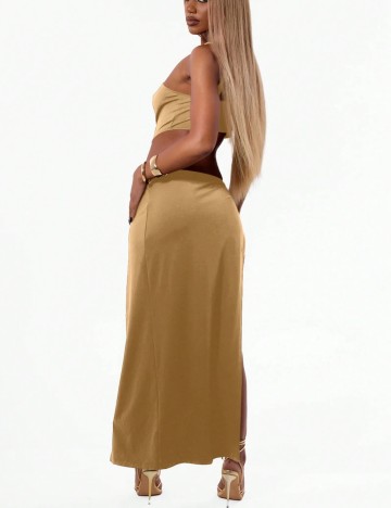 Rochie maxi Shein, bej