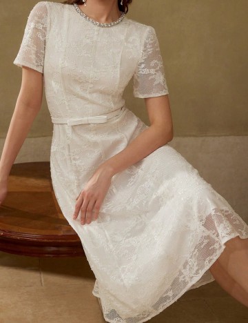 Rochie midi MOTF by Shein, alb