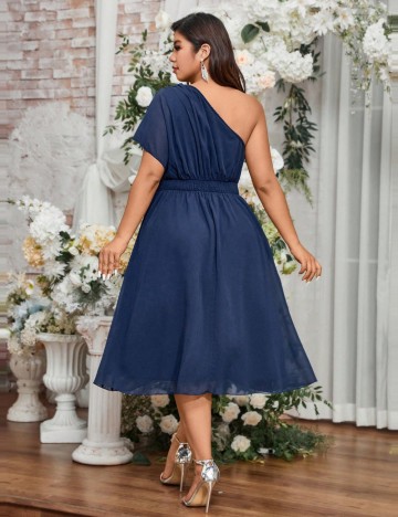 Rochie mini Shein Curve+, albastru
