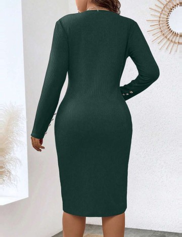 Rochie midi Shein, verde