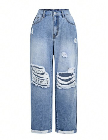 Jeans Shein, albastru