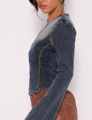 Top MUSERA by Shein, albastru