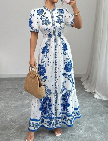 Rochie maxi Shein, mix culori