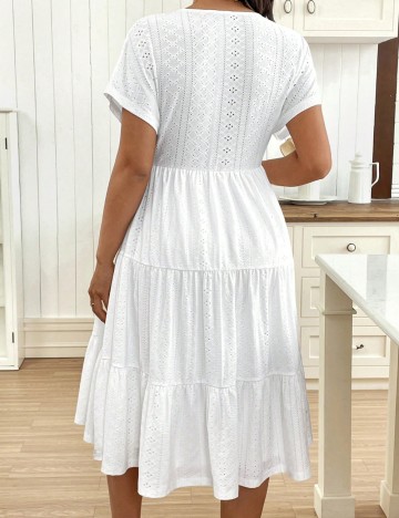 Rochie maxi Shein, alb