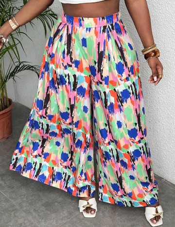Pantaloni Shein Curve+, mix culori