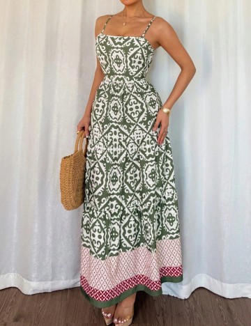 Rochie maxi Shein, mix culori