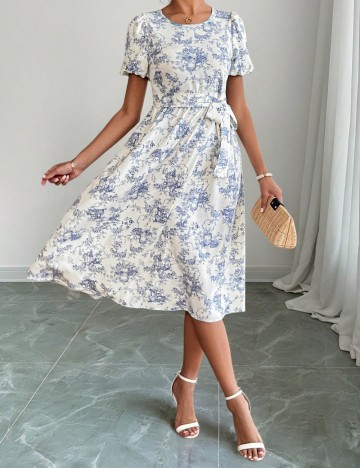 Rochie midi Emery Rose by Shein, mix culori