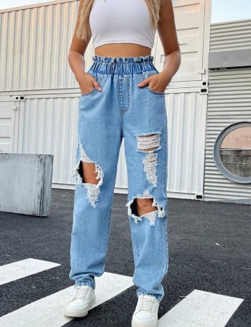 Jeans Shein, albastru