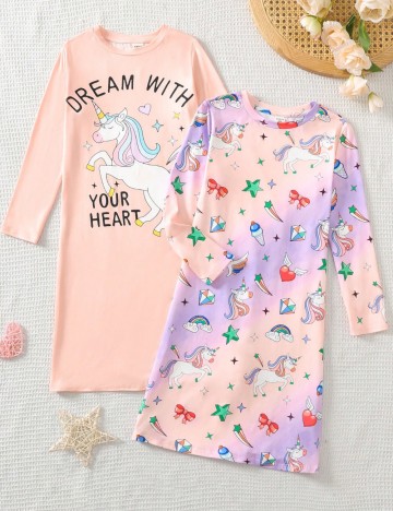 Set rochii de noapte Shein, mix culori