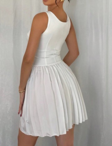 Rochie mini Shein, alb