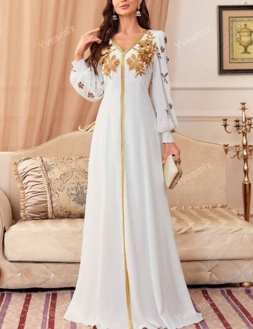 Rochie maxi Shein, alb