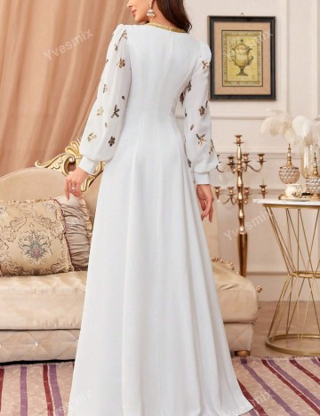 Rochie maxi Shein, alb