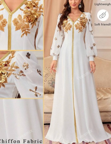 Rochie maxi Shein, alb