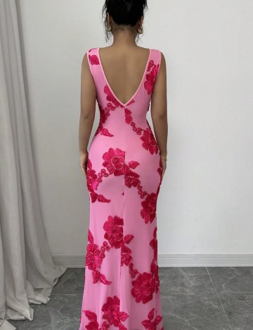 Rochie maxi Shein, roz