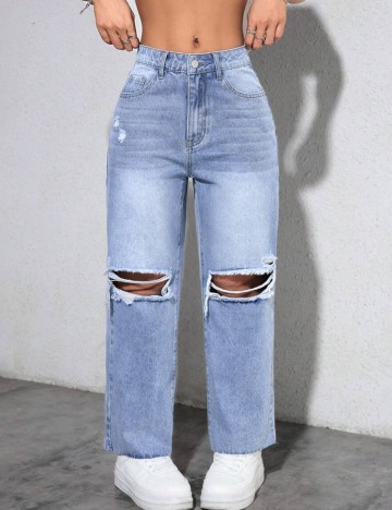 Jeans Shein, albastru