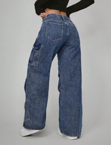 Jeans Shein, albastru