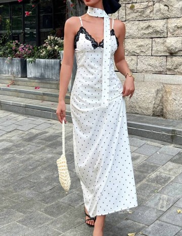 Rochie maxi Shein, alb