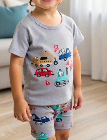 Compleu pijamale Shein, gri