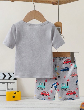 Compleu pijamale Shein, gri