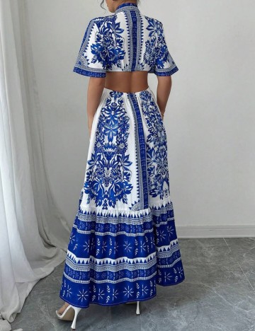 Rochie maxi Shein, mix culori
