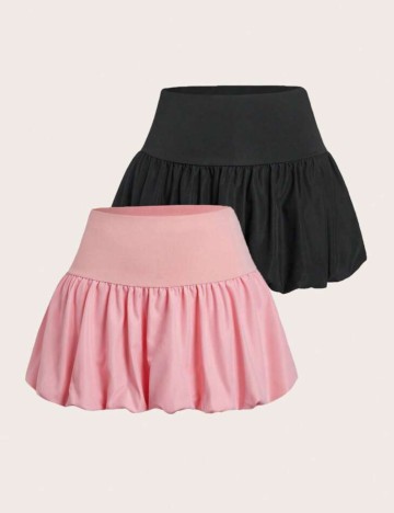 Set fuste pantalon Shein, mix culori