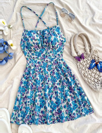 Rochie mini Shein, mix culori