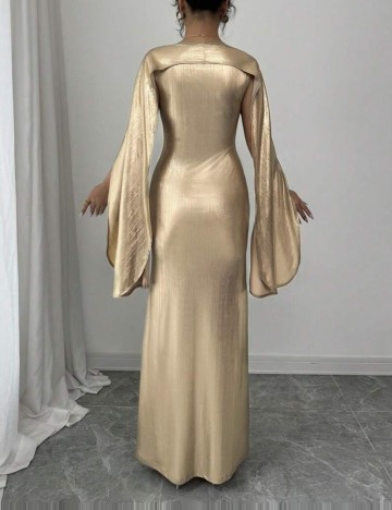 Rochie maxi Shein, bej