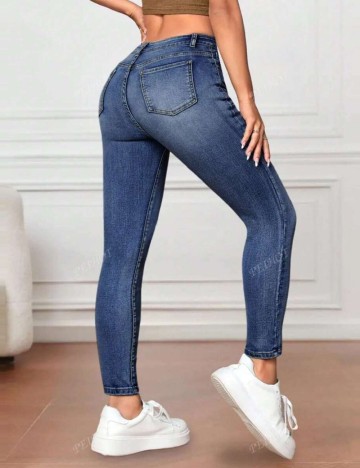 Jeans Shein, albastru