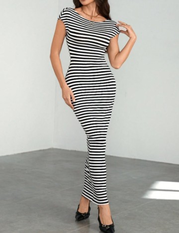 Rochie maxi Shein, mix culori
