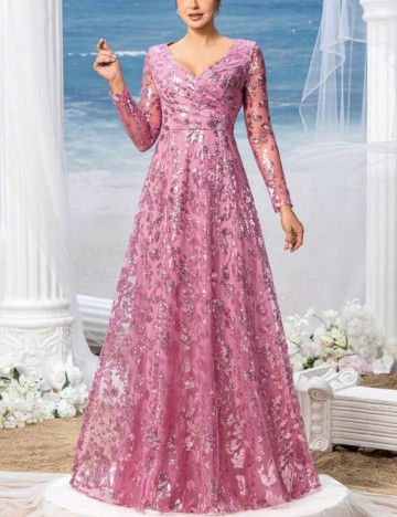Rochie de ocazie Shein, roz
