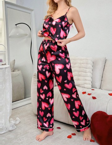 Compleu pijamale Shein, negru