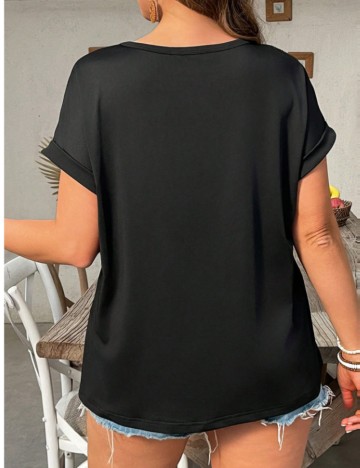 Tricou Shein Curve+, negru