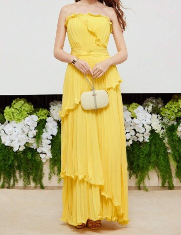 Rochie maxi MOTF by Shein, galben