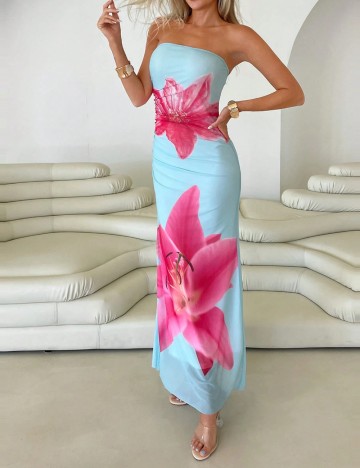 Rochie maxi Shein, albastru