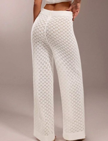 Pantaloni Shein, alb
