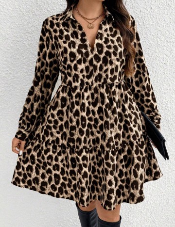 Rochie mini Shein Curve+, mix culori