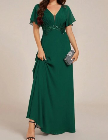 Rochie de ocazie Shein, verde