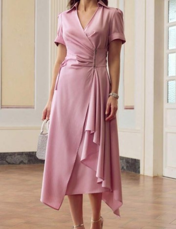 Rochie midi MOTF by Shein, roz
