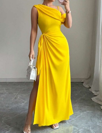 Rochie maxi Shein, galben