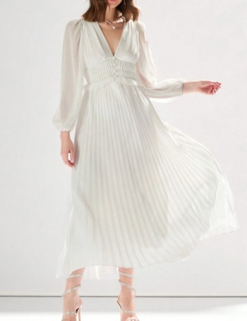 Rochie midi Shein, alb