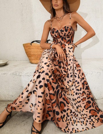 Rochie maxi Shein, mix culori