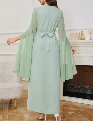 Rochie maxi Shein, verde