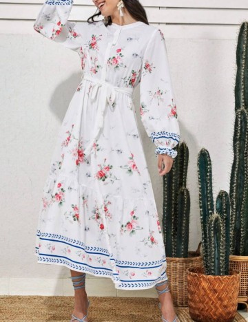 Rochie midi Shein, mix culori
