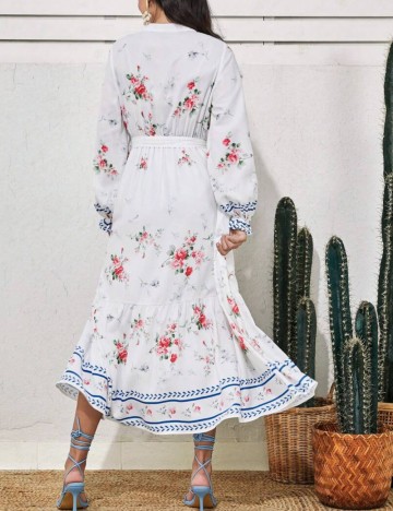 Rochie midi Shein, mix culori